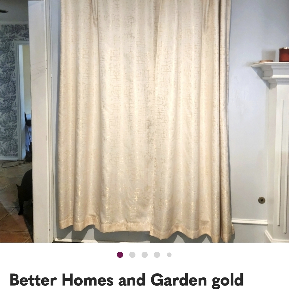 Better Homes and Gardens Elegant Cream Curtains